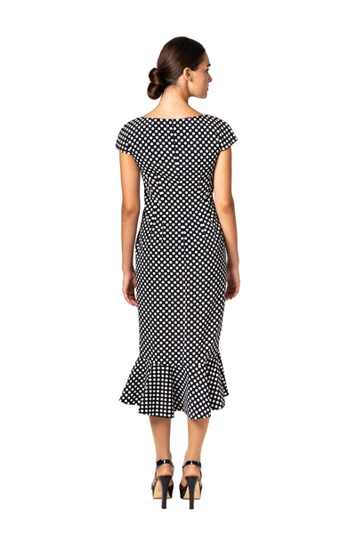 Polka Dot Sheath Dress