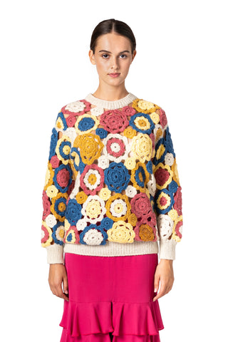 Floral Knit Jumper