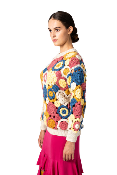 Floral Knit Jumper