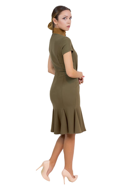 Sheath Dress With Collar